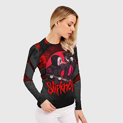 Рашгард женский Slipknot black and red, цвет: 3D-принт — фото 2