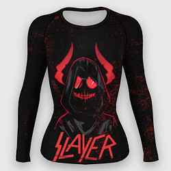 Женский рашгард Slayer - рок 80-х