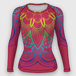 Рашгард женский Viva magenta mandala, цвет: 3D-принт