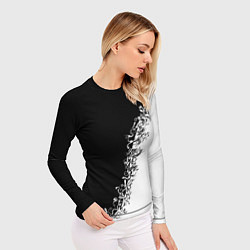 Рашгард женский Инь и Янь, цвет: 3D-принт — фото 2