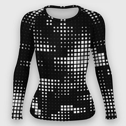 Женский рашгард Pixel art - abstraction