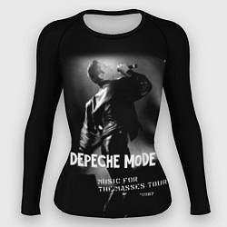 Рашгард женский Depeche Mode - Music for the Masses tour, цвет: 3D-принт