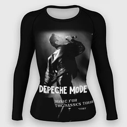 Рашгард женский Depeche Mode - Music for the Masses tour, цвет: 3D-принт