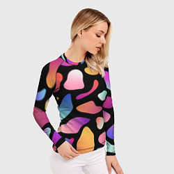 Рашгард женский Fashionable colorful pattern, цвет: 3D-принт — фото 2