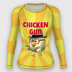 Женский рашгард Chicken Gun с пистолетами