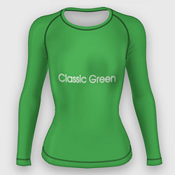 Женский рашгард Classic Green