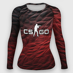 Женский рашгард CS GO dark red