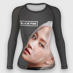 Рашгард женский Blackpink Rose gray, цвет: 3D-принт