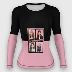 Рашгард женский Черно-розовые K-pop группа, цвет: 3D-принт