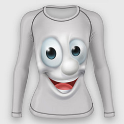 Рашгард женский Милая улыбка, цвет: 3D-принт