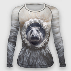 Женский рашгард Брутальный бегемот