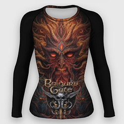 Рашгард женский Baldurs Gate 3 logo demon, цвет: 3D-принт