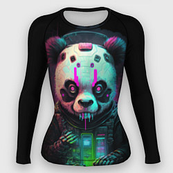 Рашгард женский Панда киберпанк, цвет: 3D-принт