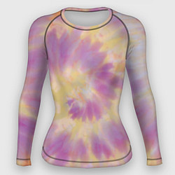 Рашгард женский Tie-Dye дизайн, цвет: 3D-принт