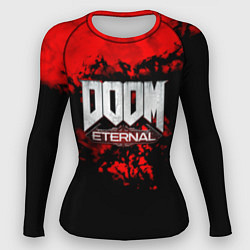 Рашгард женский Doom blood game, цвет: 3D-принт