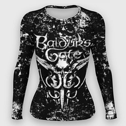 Рашгард женский Baldurs gate 3 - black and white, цвет: 3D-принт