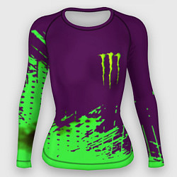 Рашгард женский Monster energy taurin, цвет: 3D-принт
