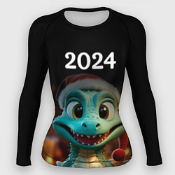 Рашгард женский Дракон символ года 2024, цвет: 3D-принт