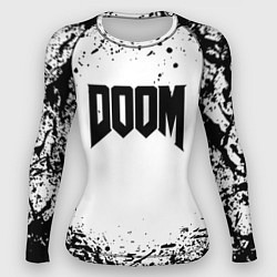 Рашгард женский Doom black splash, цвет: 3D-принт