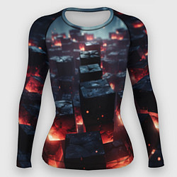 Рашгард женский Гармония форм, цвет: 3D-принт