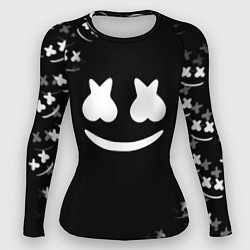 Рашгард женский Marshmello black collection, цвет: 3D-принт