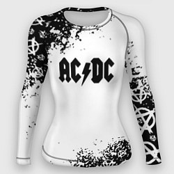Рашгард женский AC DC anarchy rock, цвет: 3D-принт