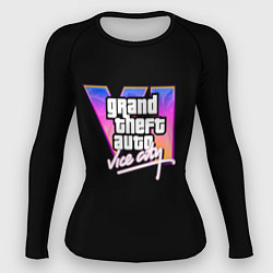 Женский рашгард Gta 6 vice city logo