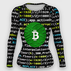 Рашгард женский Bitcoin сатоши, цвет: 3D-принт