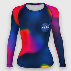 Рашгард женский Nasa gradient sportcolor, цвет: 3D-принт