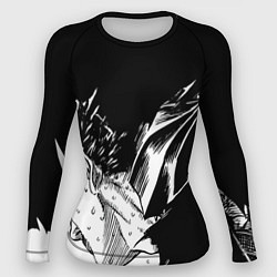 Рашгард женский Берсерк Гатс в чёрных доспехах, цвет: 3D-принт