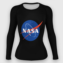 Женский рашгард NASA logo space
