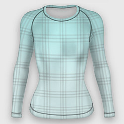 Женский рашгард Нежно-голубая шотландская клетка
