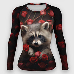 Рашгард женский Инот в розах, цвет: 3D-принт