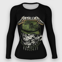 Женский рашгард Metallica - skull