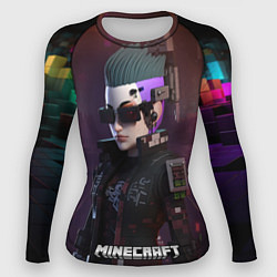 Рашгард женский Minecraft matrix woman, цвет: 3D-принт