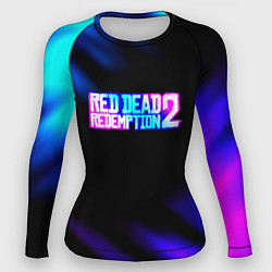 Рашгард женский Red dead redemption неоновые краски, цвет: 3D-принт