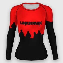 Рашгард женский Linkin park rock team, цвет: 3D-принт