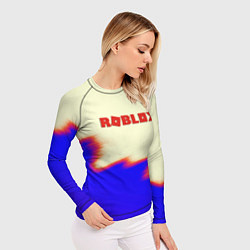 Рашгард женский Roblox краски текстура game, цвет: 3D-принт — фото 2