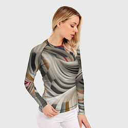 Рашгард женский Спиральная галактика, цвет: 3D-принт — фото 2