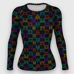 Женский рашгард Интерфейс аркадной игры