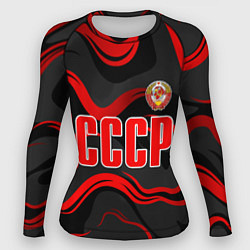 Женский рашгард СССР - red stripes