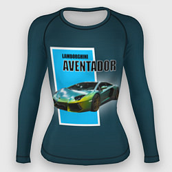 Женский рашгард Спортивная машина Lamborghini Aventador