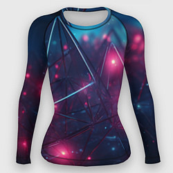Рашгард женский Конструкция с ярким свечением, цвет: 3D-принт
