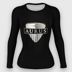 Рашгард женский Aurus logo, цвет: 3D-принт