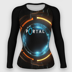 Женский рашгард Portal логотип игры