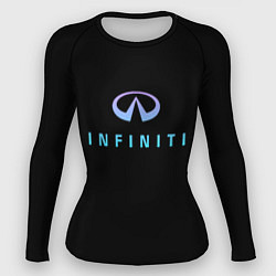 Женский рашгард Infiniti logo neon