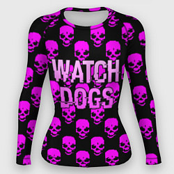 Женский рашгард Watch dogs neon skull