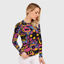 Рашгард женский О Париж, цвет: 3D-принт — фото 2