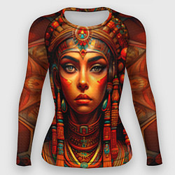 Рашгард женский Русская красавица в кокошнике, цвет: 3D-принт