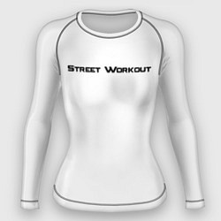 Рашгард женский Street Workout Coalition, цвет: 3D-принт